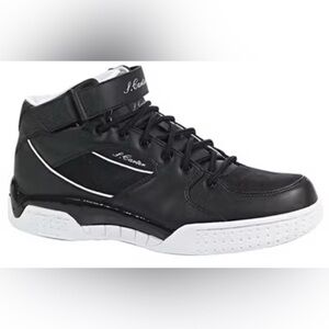 Vintage Reebok “Sean Carter” Black white mid top athleisure Athletic Sneakers 10
